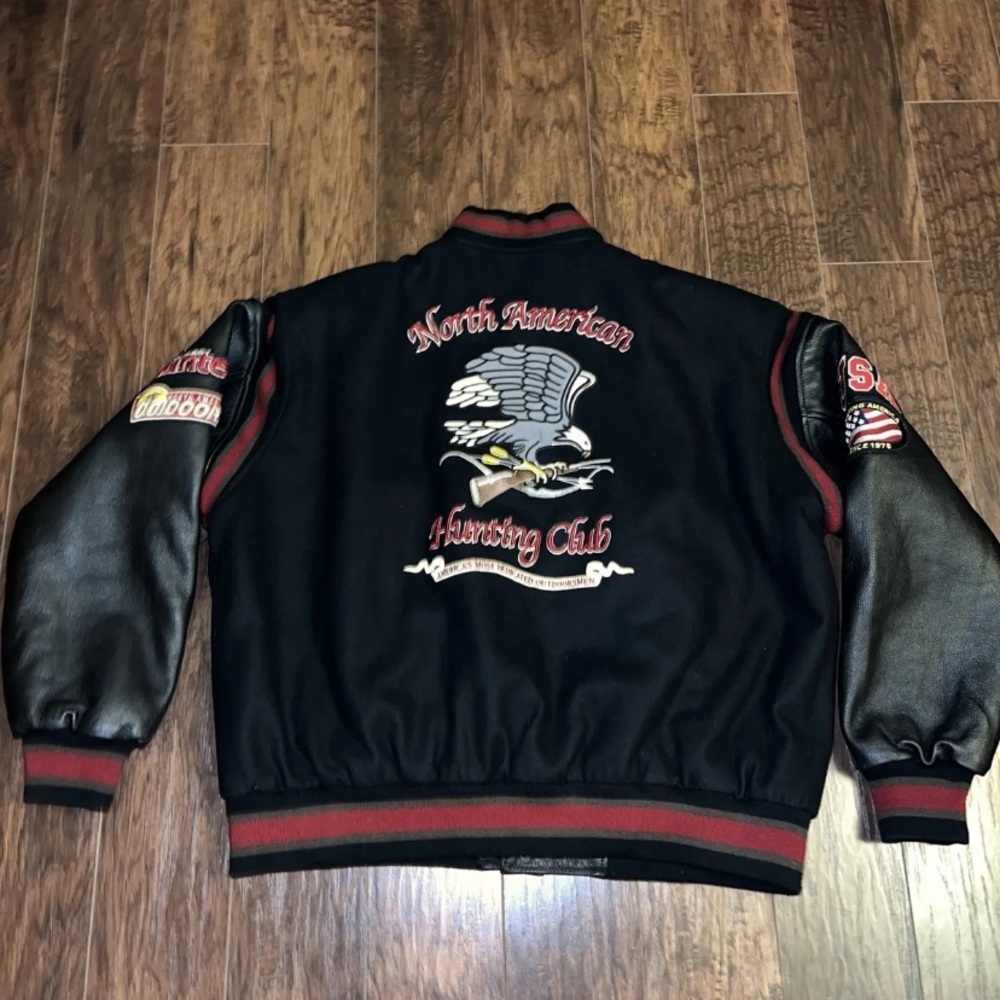 North American Hunting Club Black Bomber Jacket